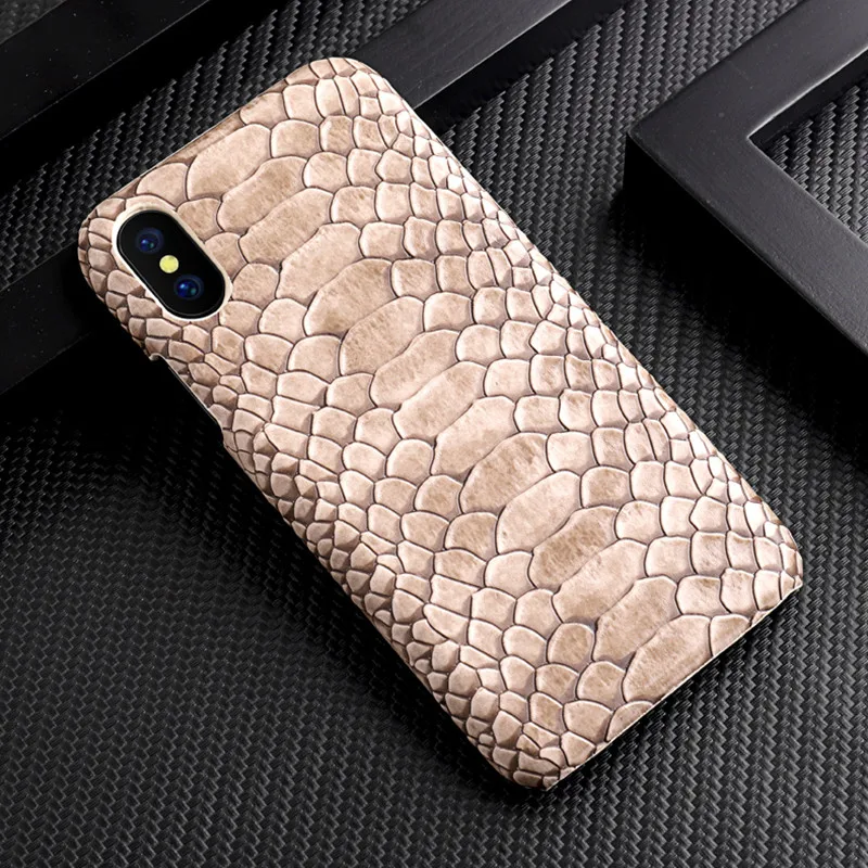 Роскошный чехол для телефона с узором крокодиловая Змея iPhone 11 Pro Max X XS XR 10 6 6S 7 8 Plus