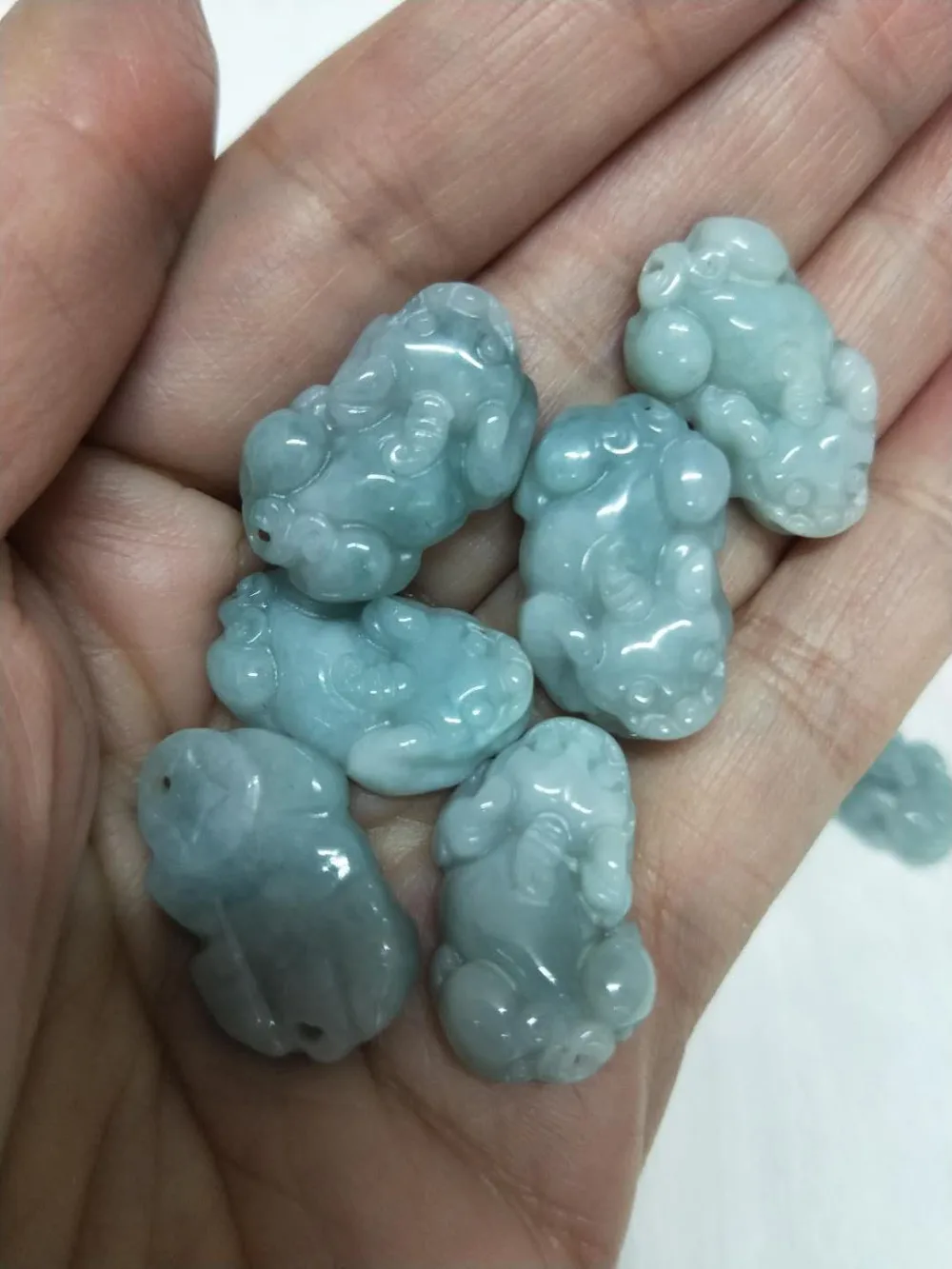 Аксессуары сделай сам из натурального ядеита енота | Бусины