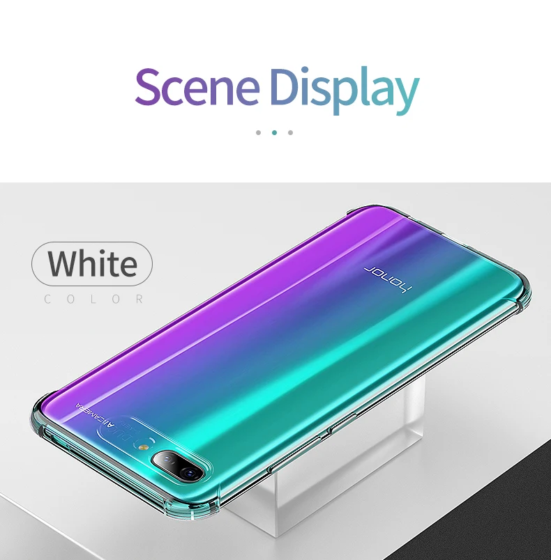 MSVII Кристальный чехол для huawei Honor 10 чехол Прозрачный Ультра-тонкий чехол для huawei Honor 10 подушка безопасности чехол s мягкий, гибкий, из ТПУ