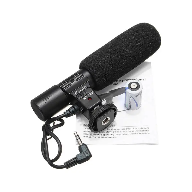 3 5 мм внешний стереомикрофон Mic для цифровой зеркальной камеры Canon Nikon DSLR Камера DV