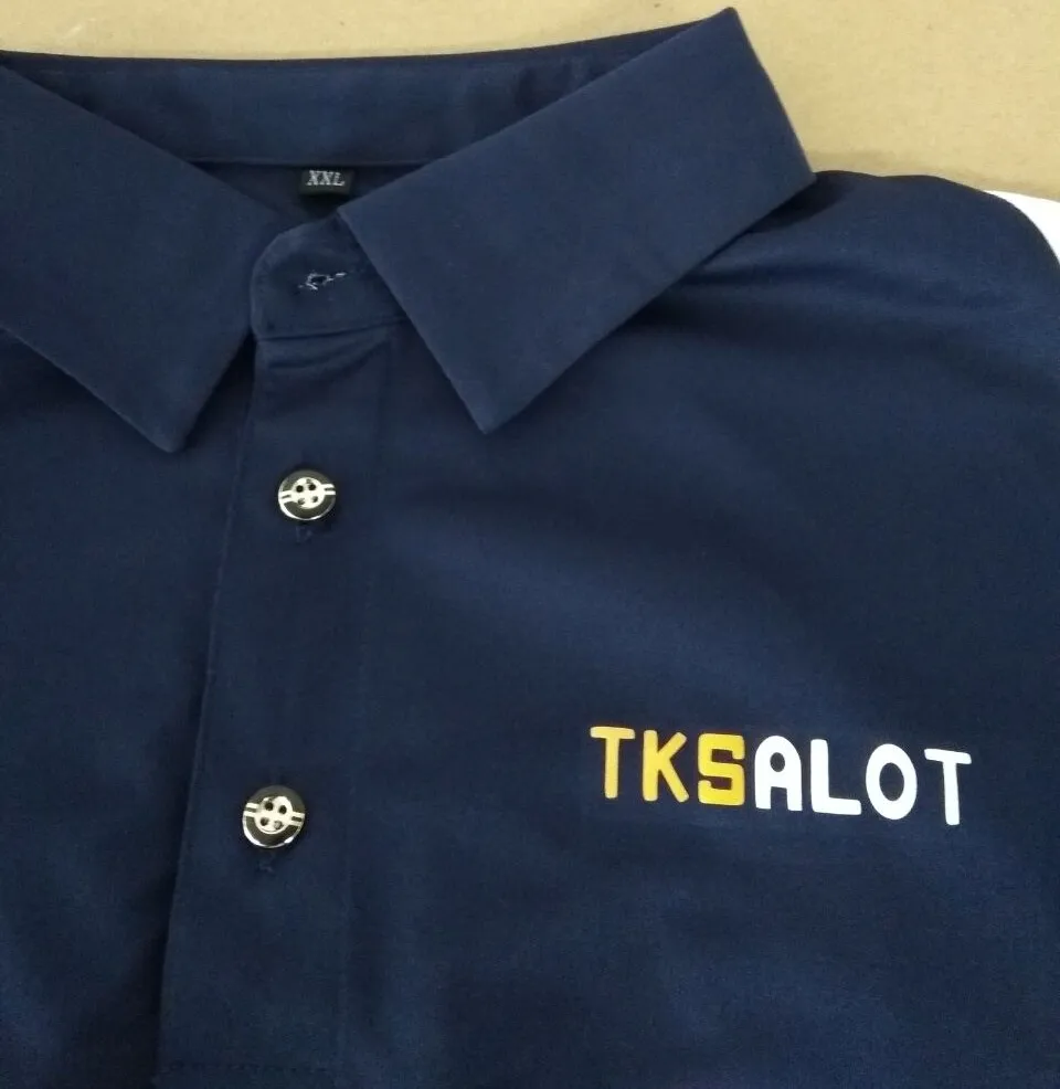 Футболка для гольфа TKSALOT летняя футболка сухого покроя короткий рукав молочный