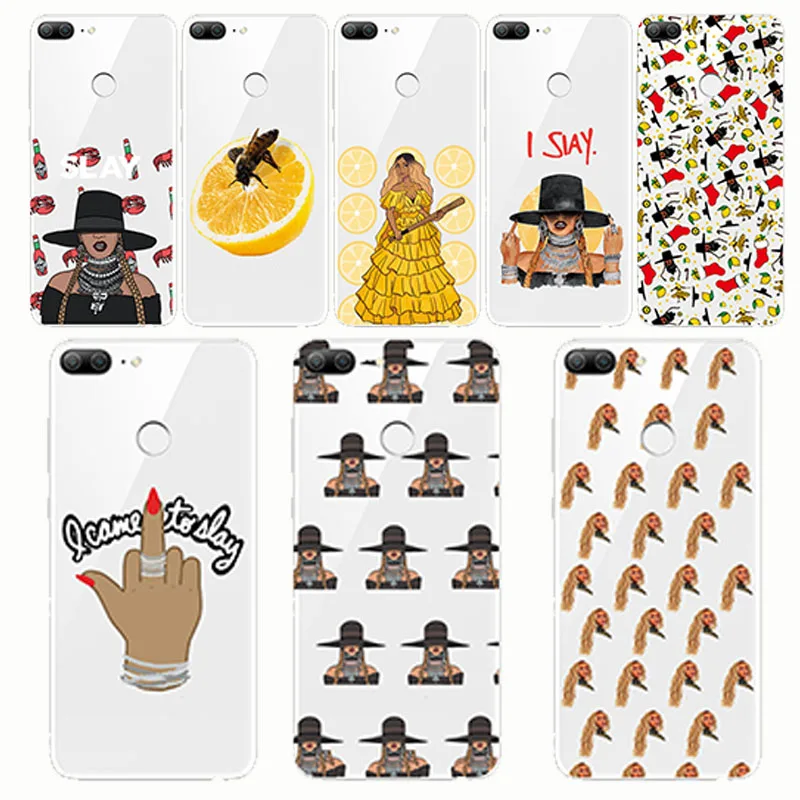 Beyonce Lemonade I Slay Pop Music Silicone Soft Clear TPU Case Coque Fundas for huawei Honor 8 lite 9 10 |