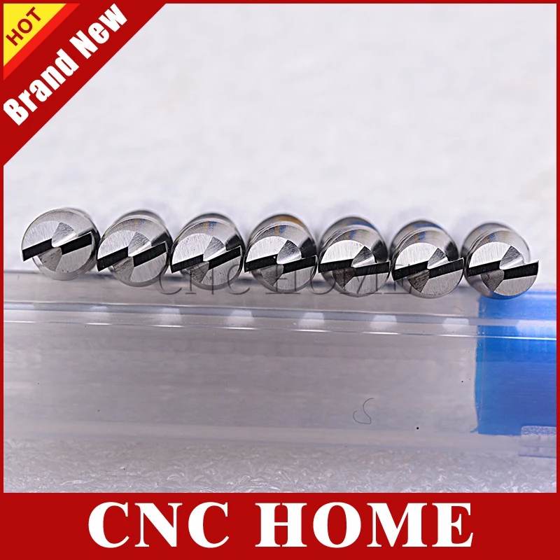 Спиральные фрезерные инструменты с 2 канавками твердосплавные концевые фрезы