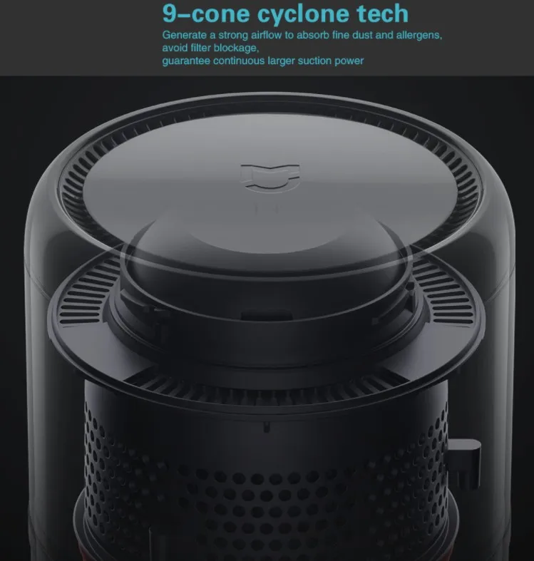 Новый 2019 Xiaomi Mijia ручной пылесос 23000Pa беспроводной домашний Автомобиль бытовой