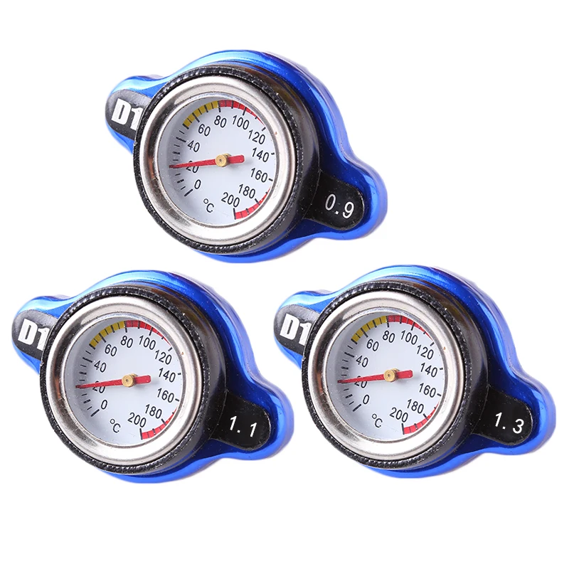 

Thermostatic 1.1 Bar Temperature Gauge Auto Radiator Cap Universal Accessories Radiator Cap Durable Pressure Rating