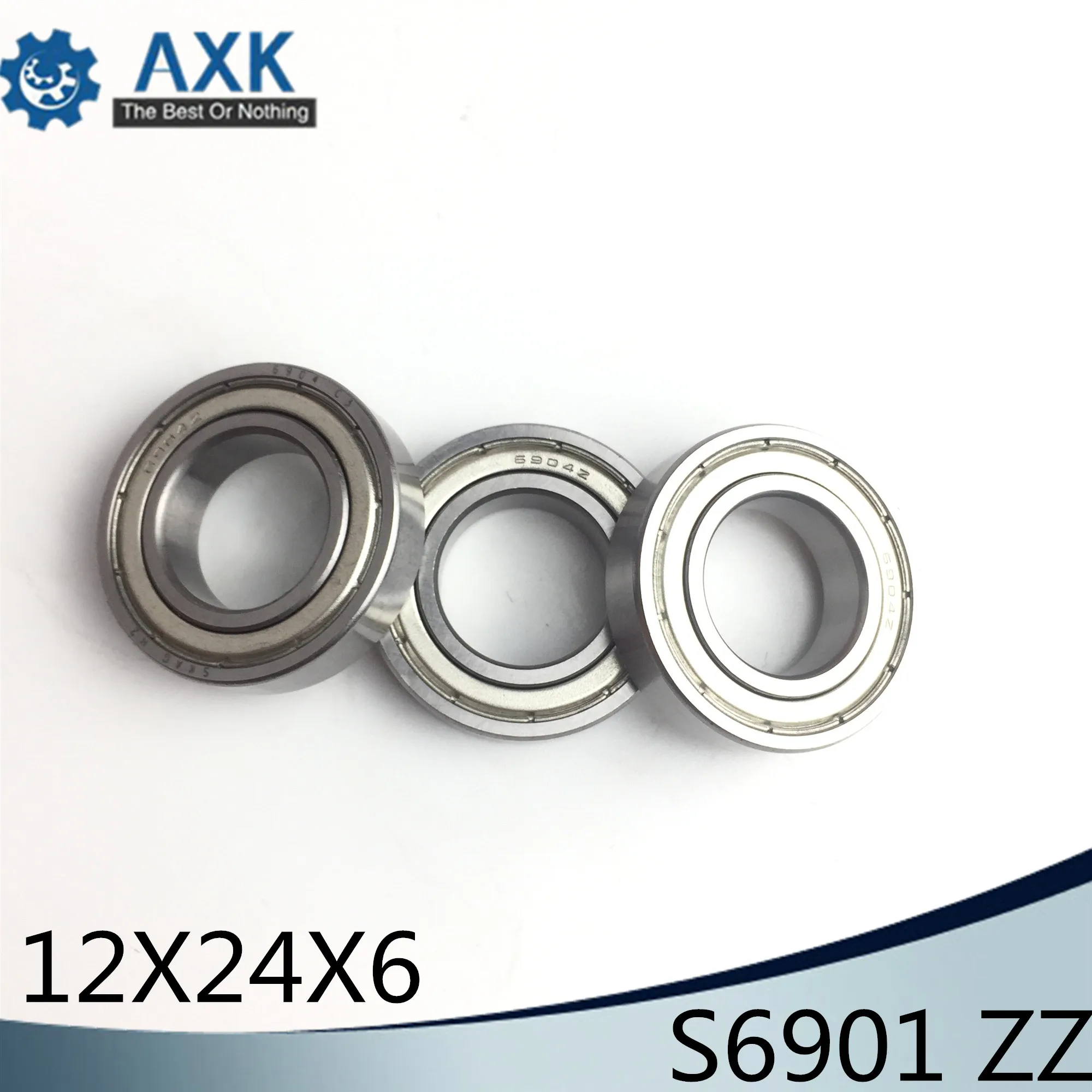 S6901ZZ керамический подшипник 12*24*6 мм (10 шт.) ABEC 1 S6901 Z ZZ S 6901 440C Нержавеющая сталь S6901Z