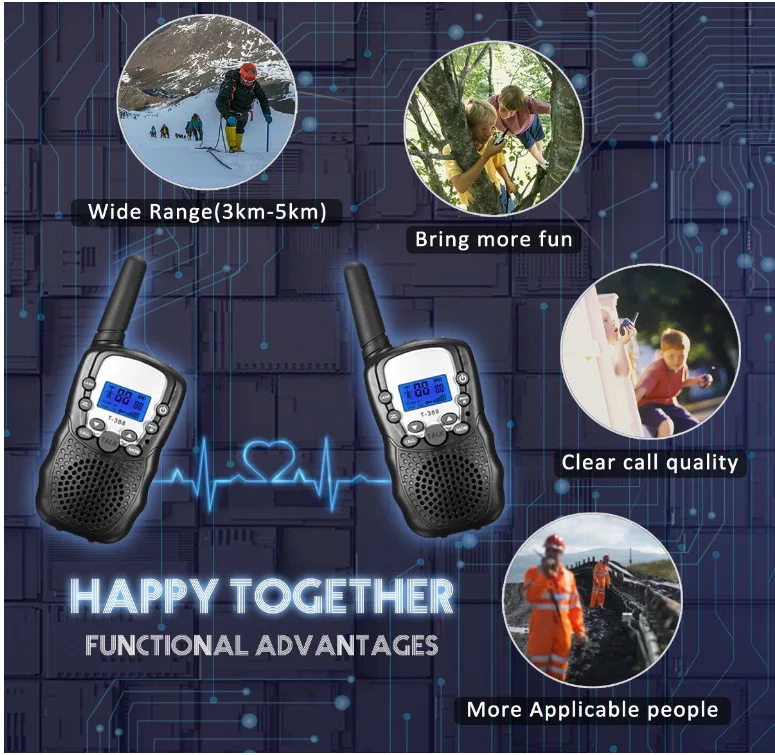 Creative Children Walkie Talkie Outdoor Hand-Held Mini Children Game Call Walkie-Talkie