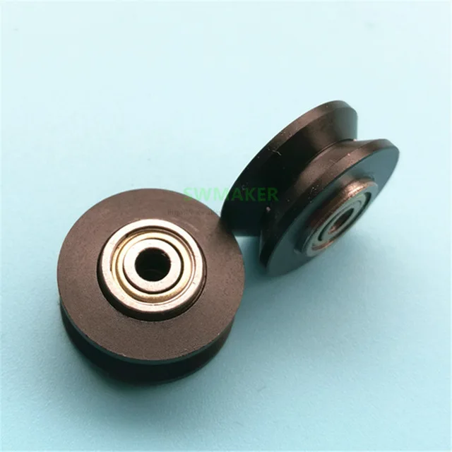 

SWMAKER 1 шт. OX CNC 3 мм отверстие колеса Гладкий двойной подшипник V-образное колесо комплект для V-образной дорожки, как MakerSlide Reprap 3D принтер Быстра...