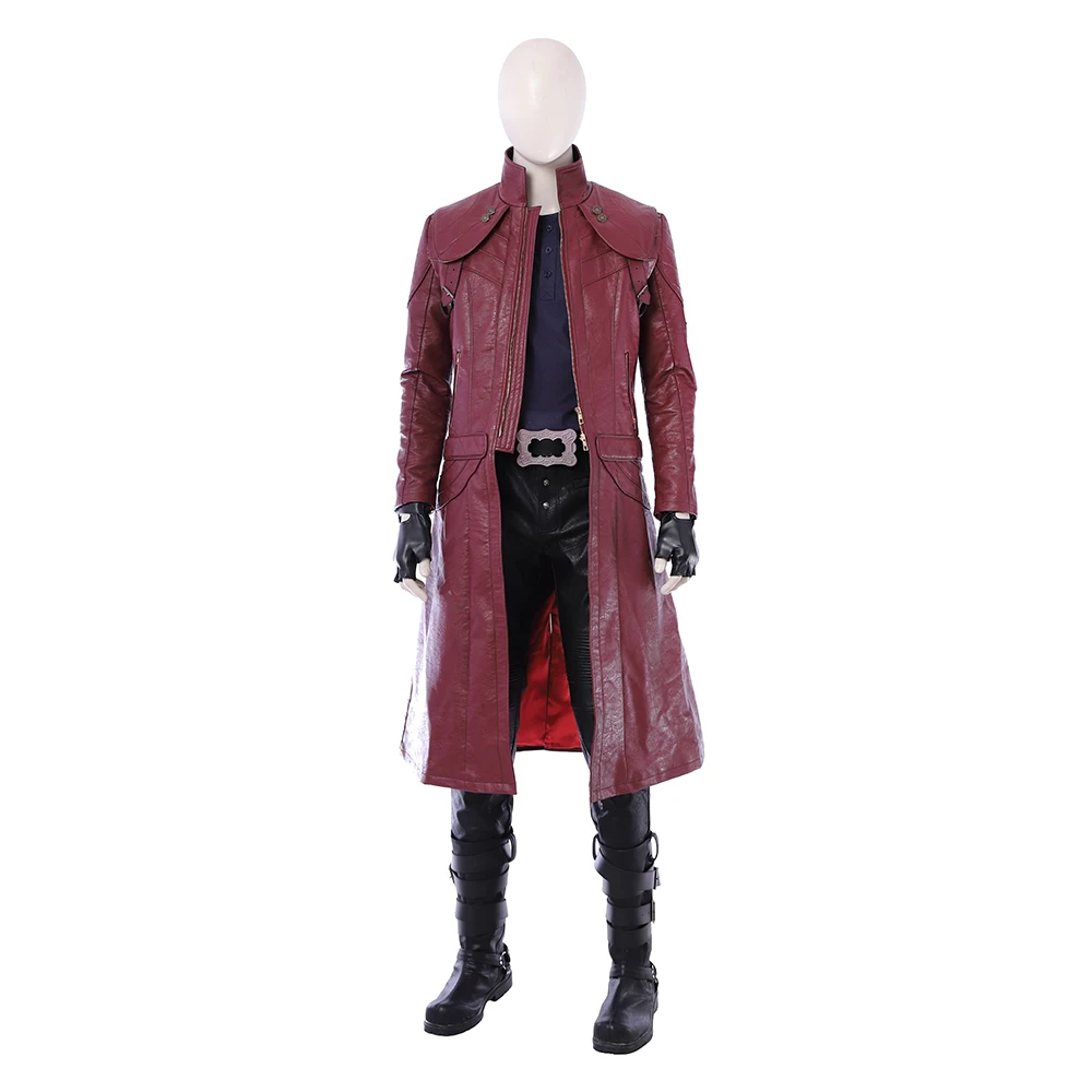 Manluyunxiao новая игра DMC 5 костюм Данте косплей костюмы Делюкс наряд Хэллоуин Карнавальный костюм для мужчин на заказ