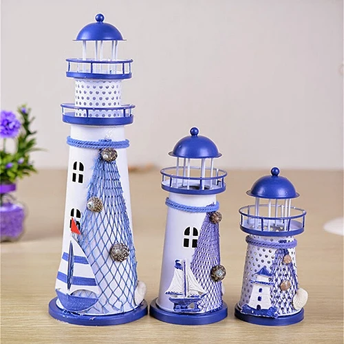 Дом домашний орнамент интерьера морских ремесел Маяк украшения маяка|lighthouse