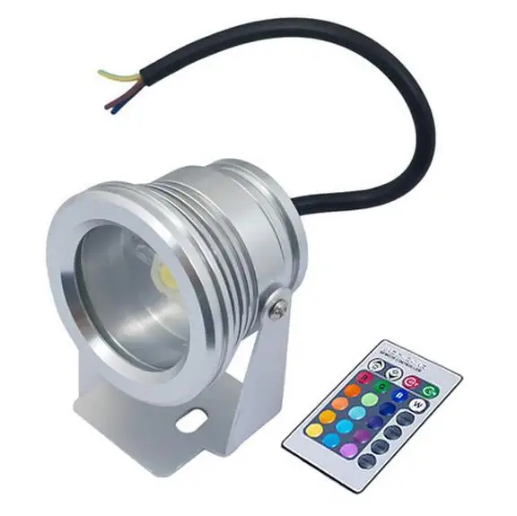 Аквариумный светодиодный подводный светильник RGB 10 Вт для фонтана бассейна