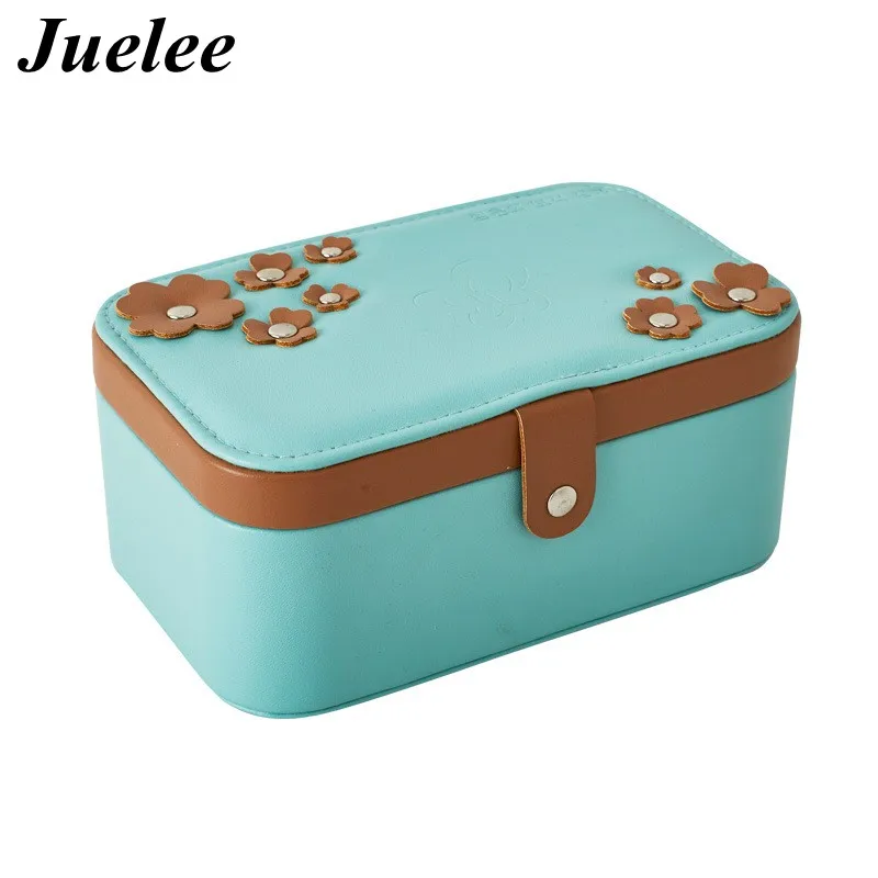 Шкатулка для ювелирных изделий из искусственной кожи многослойная|jewelry box|leather