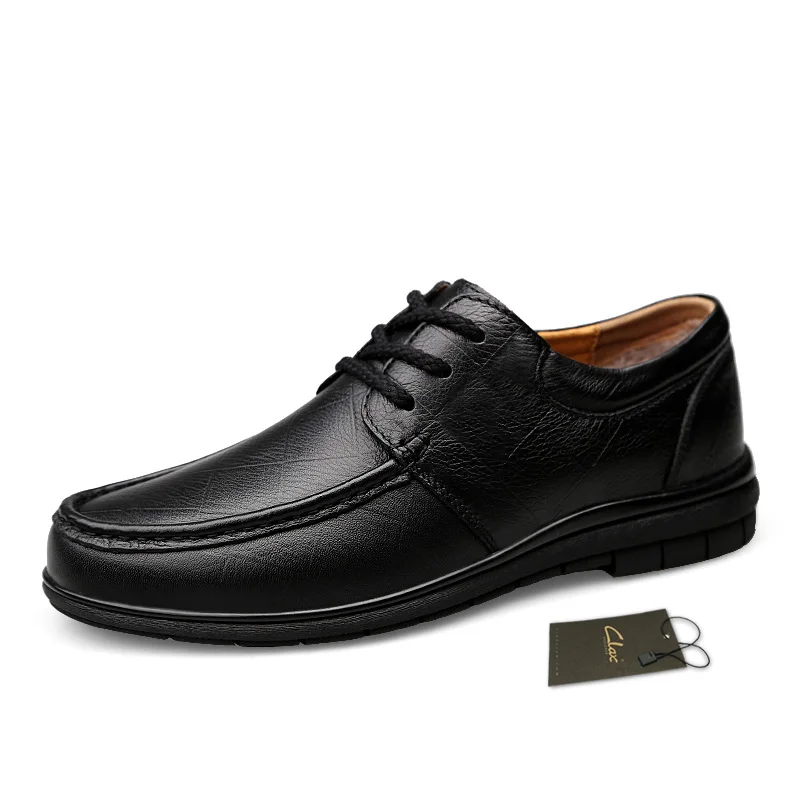 CLAX Men derbi shoes fur warm 2019 winter dress shoe male leather footwear genuine autumn formal wedding soft | Обувь