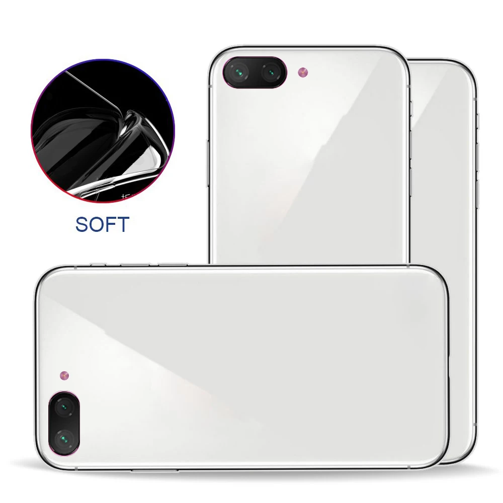 Прозрачный мягкий чехол из ТПУ с защитой от отпечатков пальцев для Asus Zenfone 4Max Pro