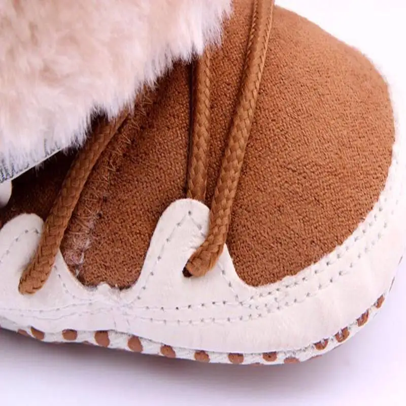 Infant Fashion Snow Boots First Walkers Shoes Baby Girl Boy Soft Skid-Proof Bottom Warm Booties Zapato Bebe Scarpe Neonata |