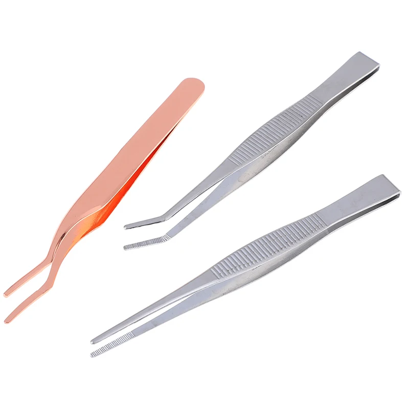 1 шт. пинцет для бровей из нержавеющей стали точечный стежок/наклон