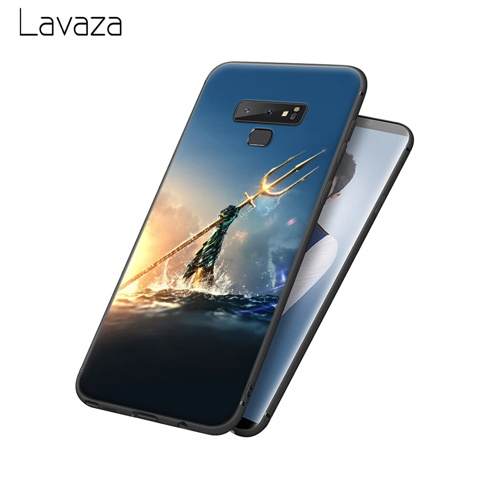 Мягкий чехол Lavaza Aquaman для Galaxy Note 8 9 S7 edge S8 S9 S10 Plus S10e M10 20 30 |