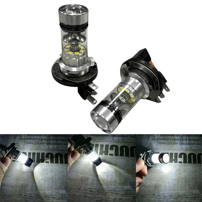 Универсальный светодиодный противотуманный светильник s 2 X H15 6500K 100W 20 HID Белый 2323