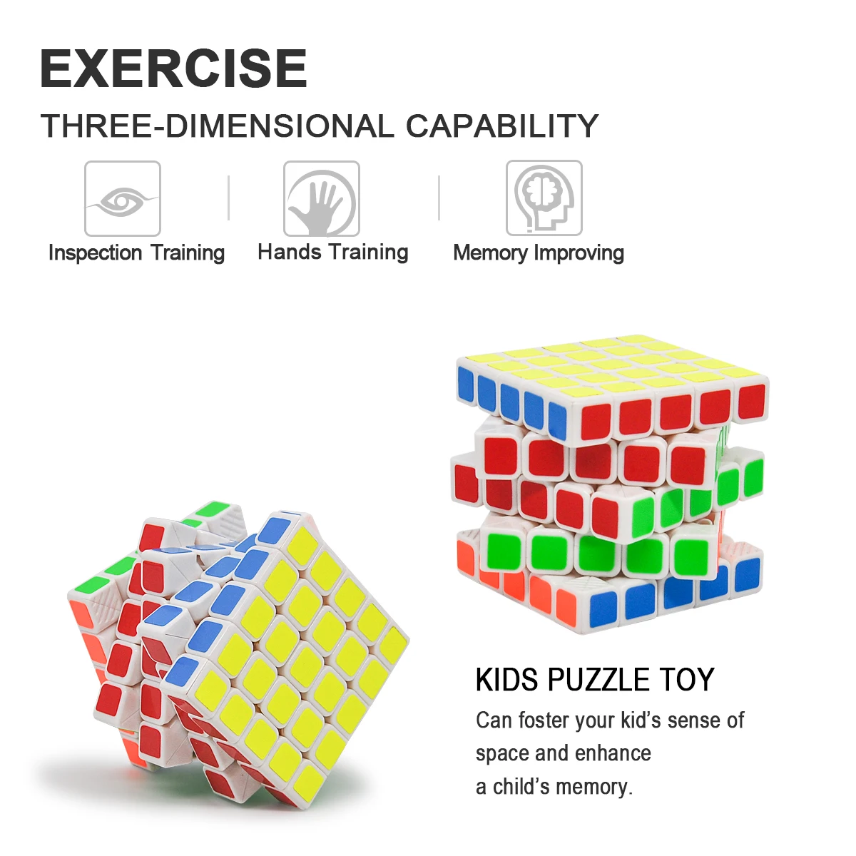 Кубик волшебный без наклеек 5x5x5|Головоломки| |