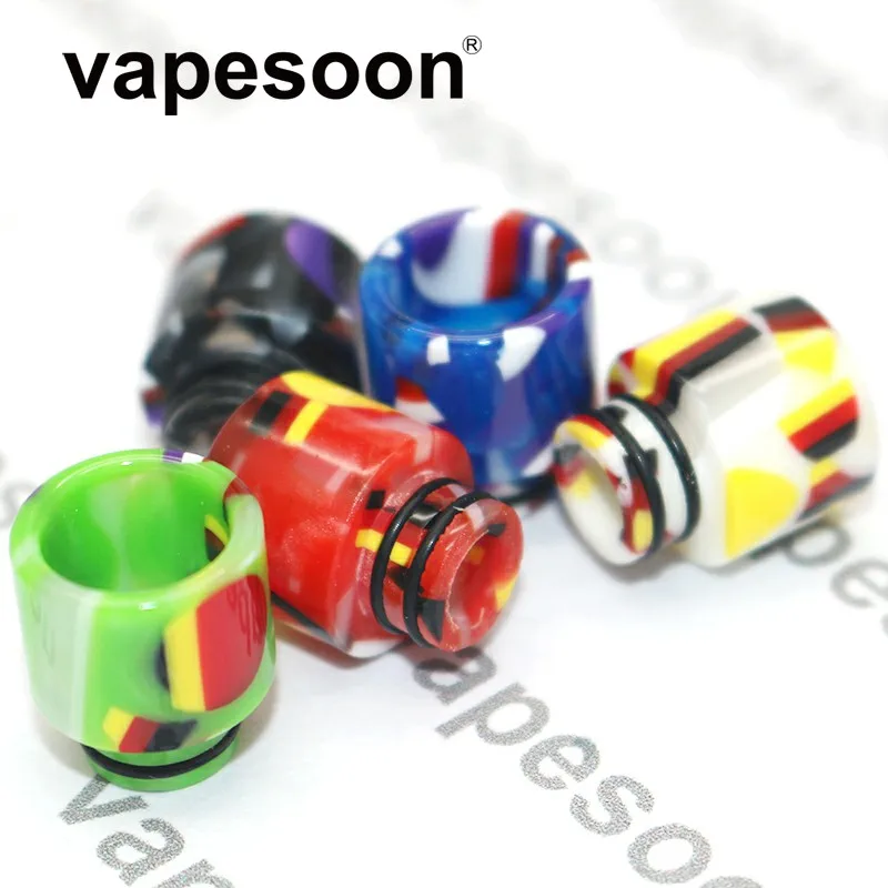 

20pcs Authentice VapeSoon New Design 510 Resin Drip Tip For MELO 3 MINI IJUST 2 TFV8 BABY TFV12 Baby Prince etc