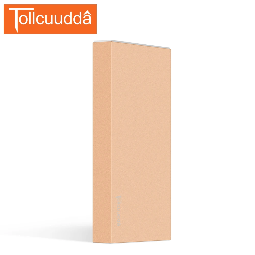 Tollcuudda уникальный Запасные Аккумуляторы для телефонов 10000 мАч Dual USB ultra slim
