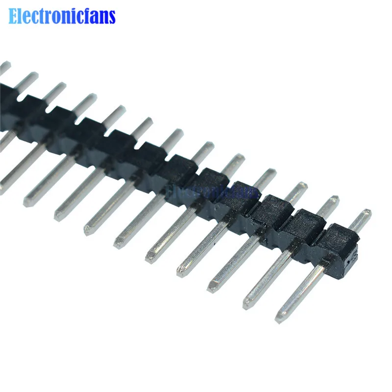 10 шт. 40Pin 2 54 мм Однорядный прямой штырьковый коннектор лента PBC для Arduino|pin header| |
