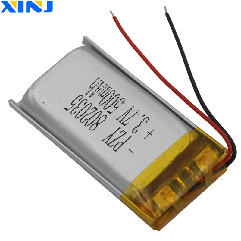 XINJ 3 7 V 500mAh полимерный LiPo аккумулятор 802035 для измерительного прибора GPS