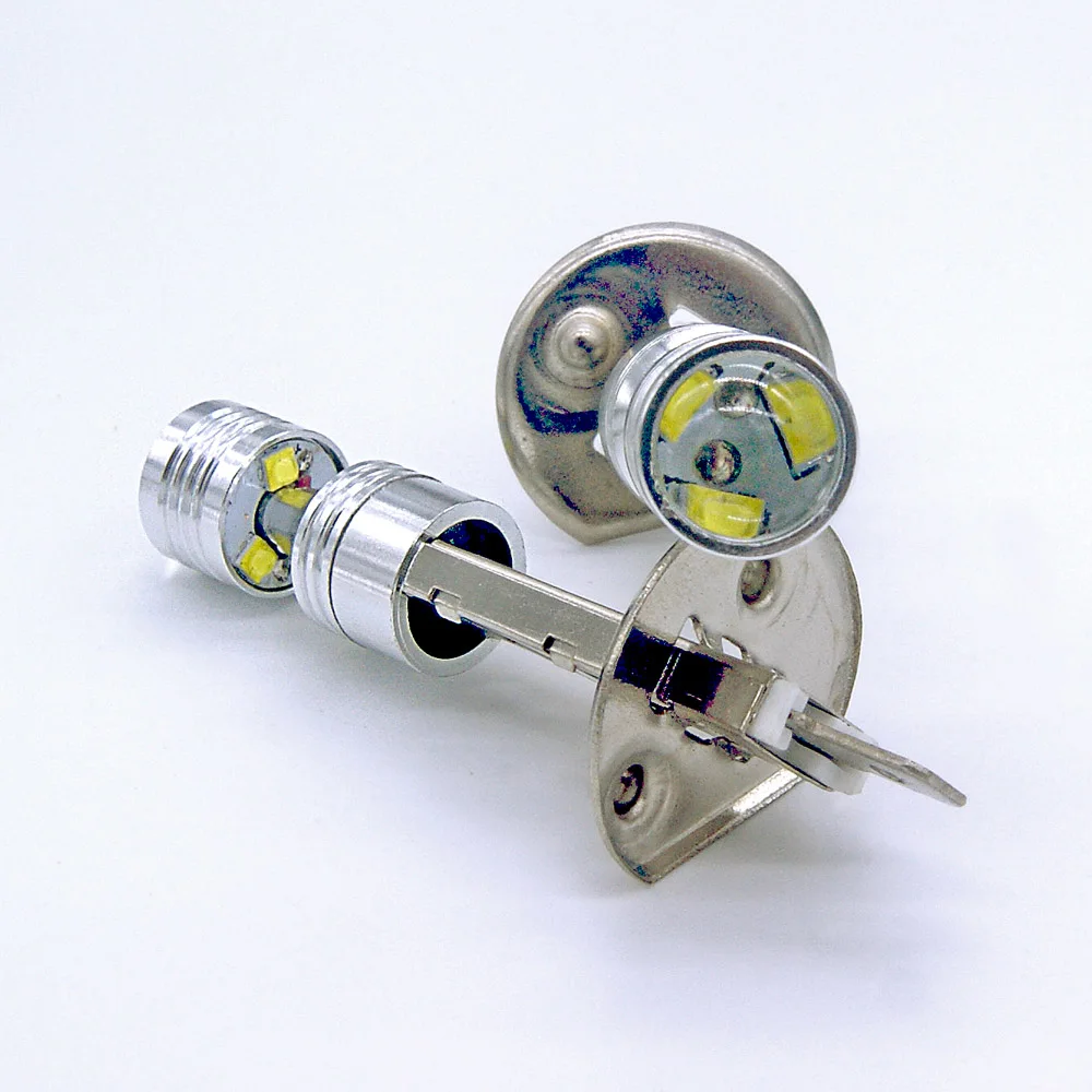 2 шт. автомобильный H1 30 Вт 6SMD светодиодный Белый противотуманный светильник для вождения авто дневной ходовой светильник DRL лампа DC12V
