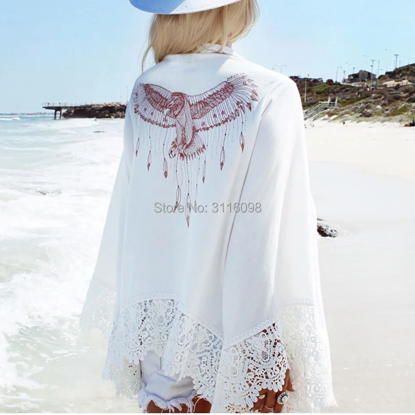 Бикини накидка кружево вязанный крючком купальник Пляжное платье для женщин 2018