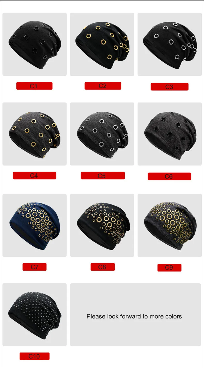 Унисекс новая шапка с кольцами теплая шапочка шляпа панка Gorras зимняя вязаная хип-хоп шапка s шапка вязаная шапка головные уборы для мужчин и женщин