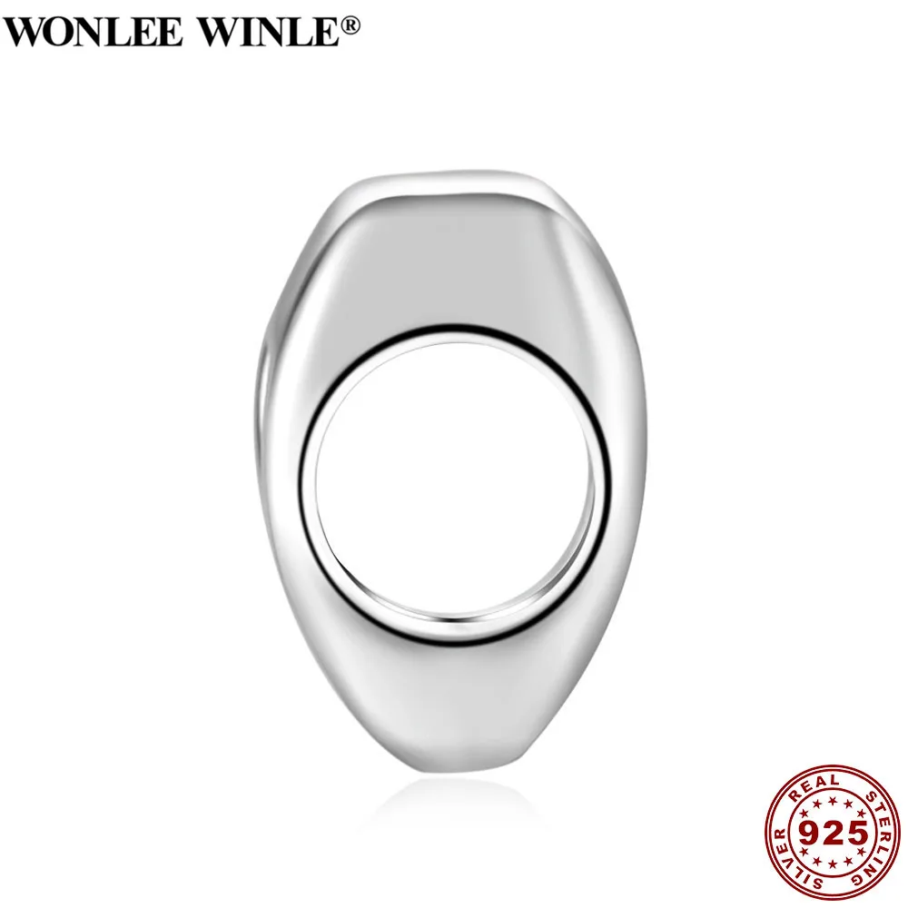 Wonlee Winle 100% стерлингового серебра 925 ажурные бусины сердца подходят оригинальный