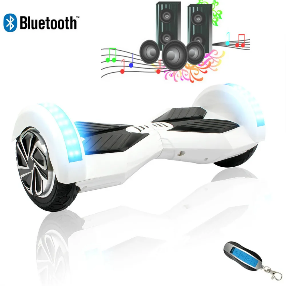2015 сдвоенные колеса электронной скутер + Bluetooth динамик красочные из светодиодов