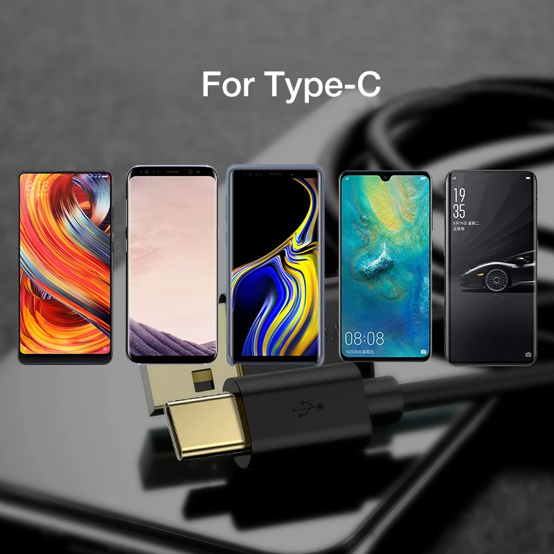 FLOVEME 3.1A Кабель с разъемом Usb типа C 3 м кабель Быстрый зарядный для передачи данных