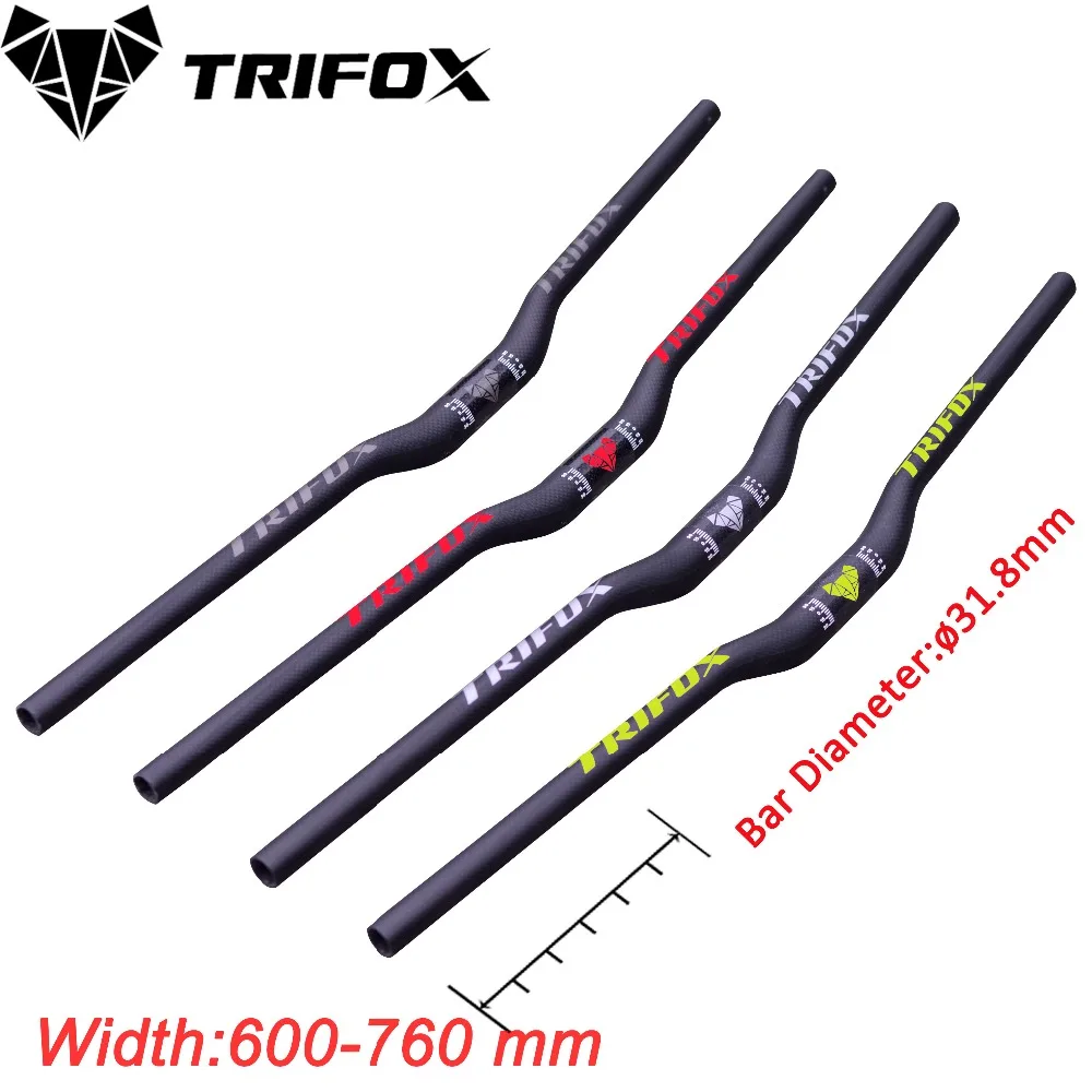 Carbon Fiber Total MTB Bike Riser Handlebars Suitable for 31.8mm Stem 740mmT700 3K matt bicycle handlebar | Спорт и развлечения