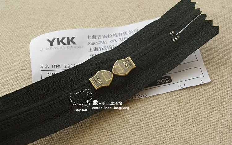 5 # YKK нейлоновая молния с закрытым концом наконечник длинный наружный дорожный