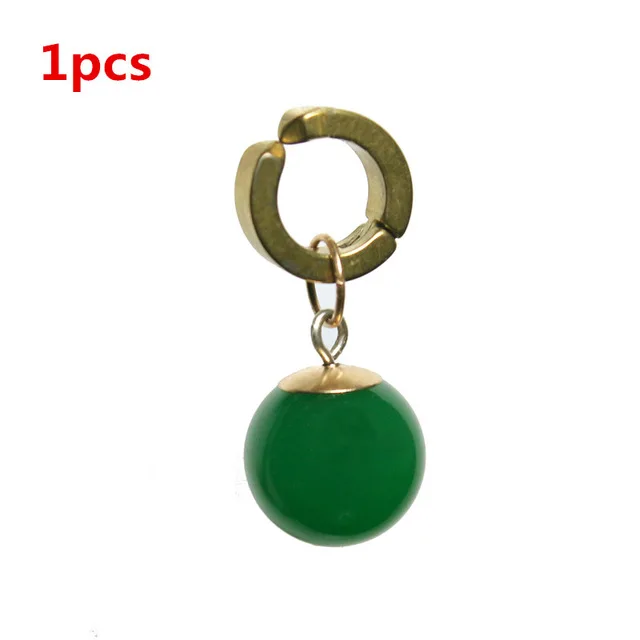 1pcs Супер Dragon Ball-Z Vegetto Potara Kai «Томас и его Chimerism Kakarotto черный Son Goku косплей ювелирные изделия аксессуары серьги zamasu - Цвет: 1pcs
