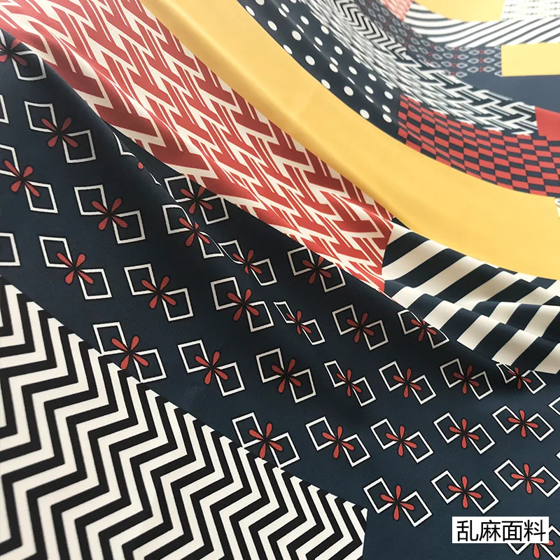 New 145cm wide color matching autumn new digital printing manual DIY clothing custom fabric | Fabric