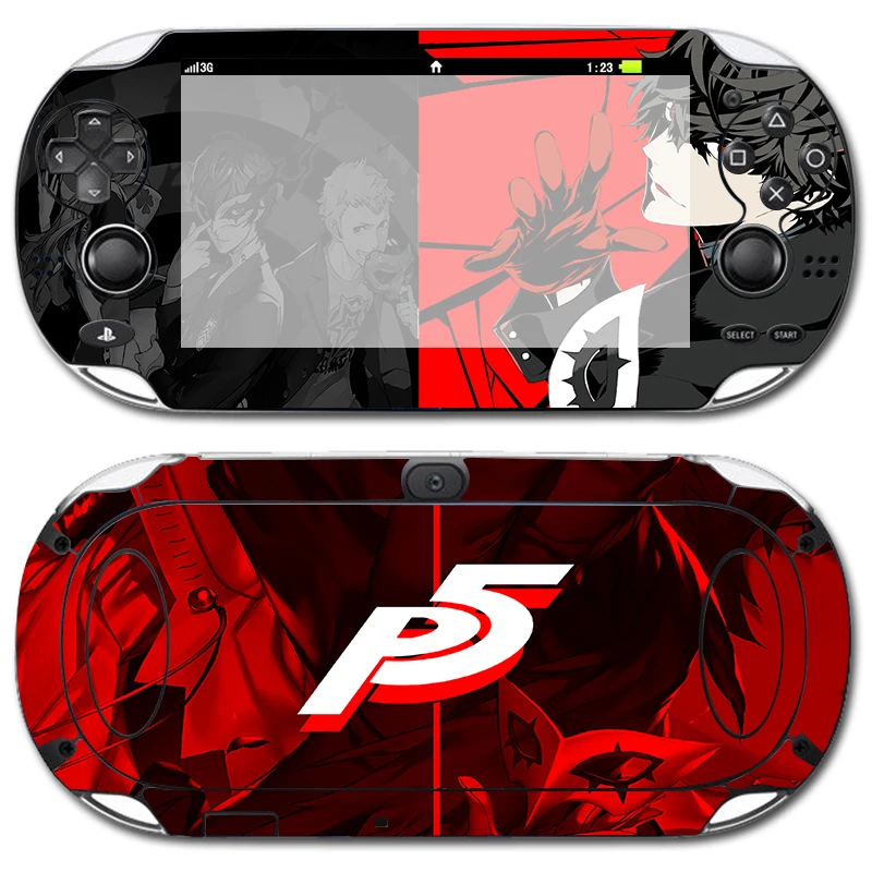 Фото Persona 5 виниловая Защитная Наклейка для sony playstation PSvita 1000 PSv наклейки стикеры на
