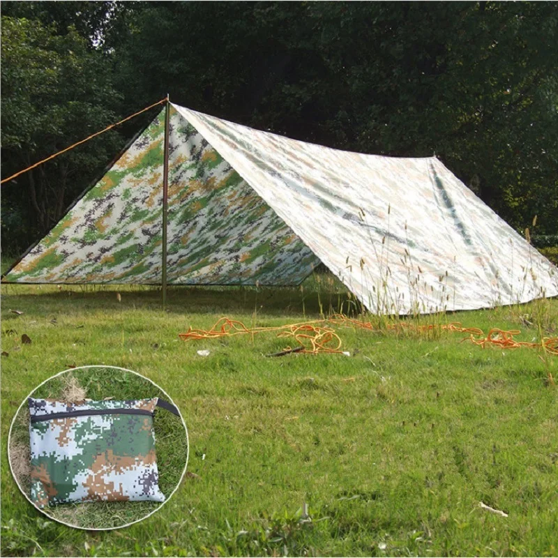 Outdoor camping tent sun shelter Simple Tent camping mat ground mat camouflage tent outdoor rainproof sun shade awing 3M*3M
Outdoor camping tent sun shelter Simple Tent camping mat ground mat camouflage tent outdoor rainproof sun shade awing 3M*3M