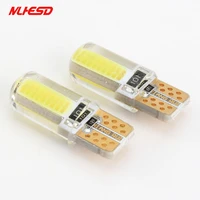 100pcs led t10 194 168 w5w cob 20smd led parking bulb auto wedge clearance lamp canbus silica bright white license light bulbs