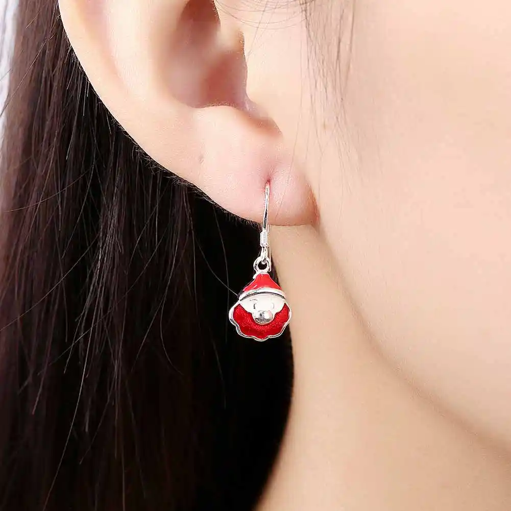 Серьги KITEAL великолепные серебряные красные белые серьги для мужчин и женщин