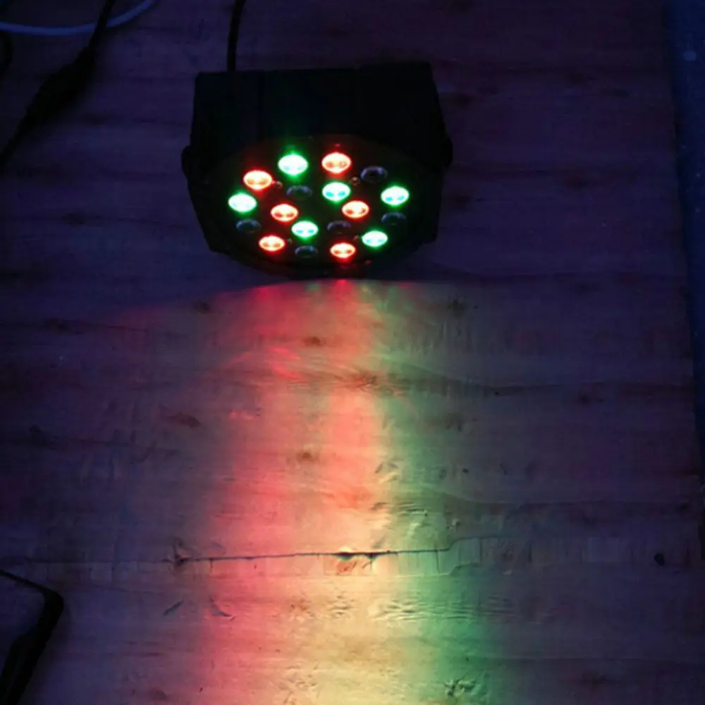RGB 18 Вт Светодиодный прожектор DMX512 для диджея сцсветильник освесветильник