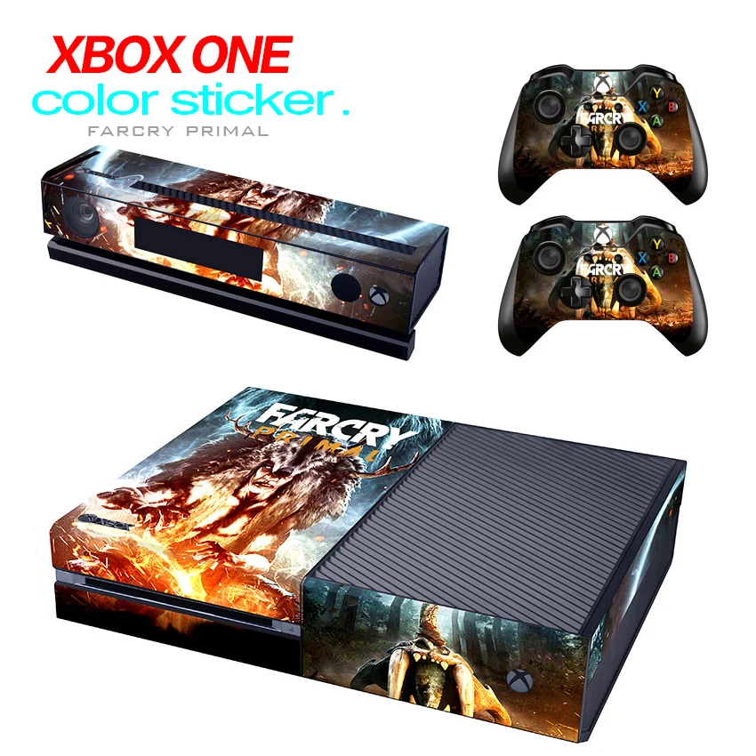 Игры аксессуары наклейку кожи протектор для Microsoft Xbox One консоли и 2 контроллера
