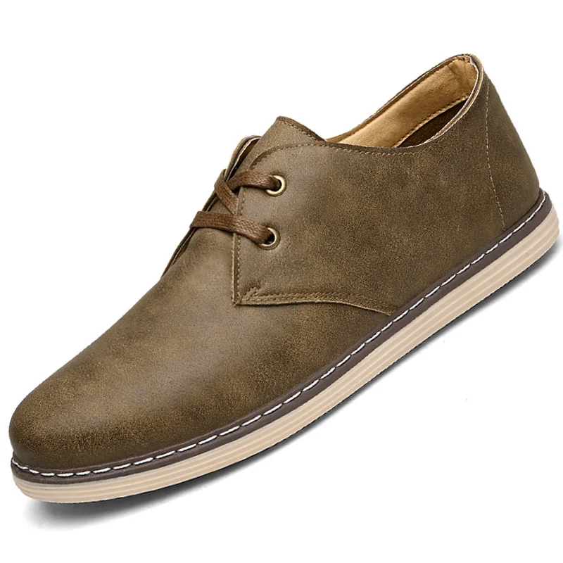 2016 Winter Loafers Men Oxford Flat Shoes brand Moccasins Leather Casual zapatos hombre | Обувь