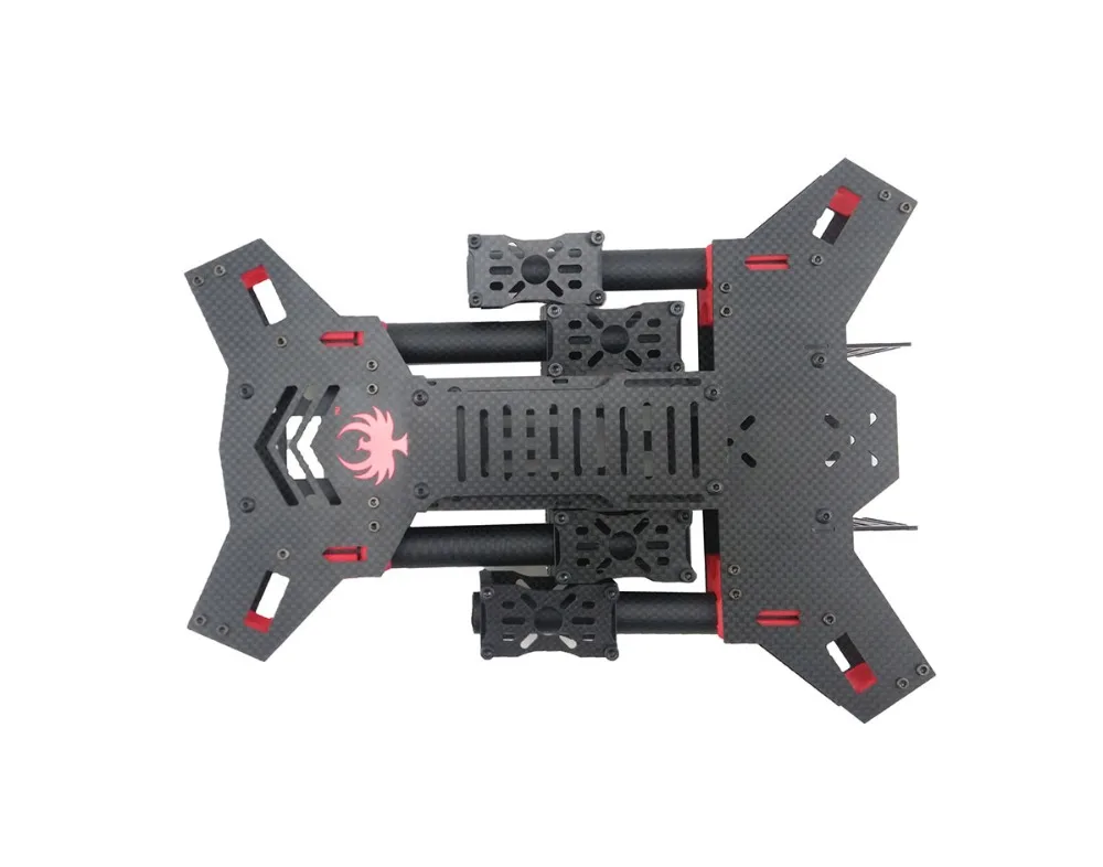 FPV Дрон Квадрокоптер H4 Alien 450/680 чистая углеродистая складная рама в разобранном виде 450 мм/680 мм Поддержка режима X8