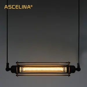 Винтажная подвессветильник ПА в стиле лофт, винтажная лампа в стиле индастриал, регулируемое освещение в стиле ретро для бара и кофе