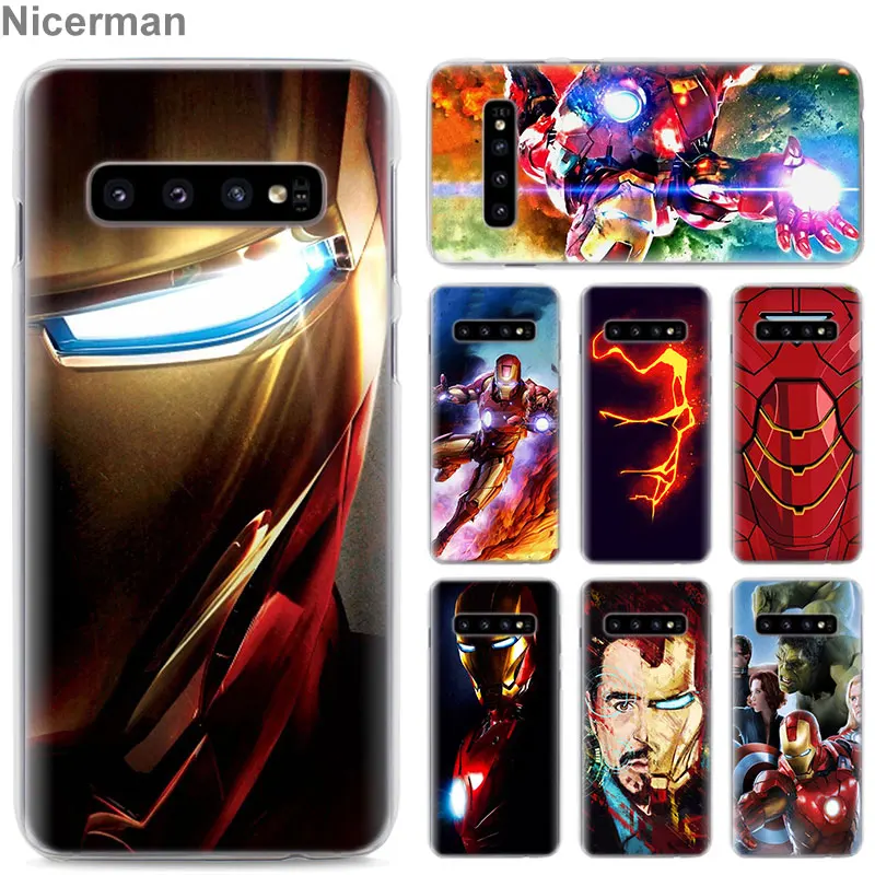 Marvel Герой Железный человек телефон чехол s для samsung Galaxy S10e S10 плюс S8 S9 плюс S6 S7 край A40 A50 A70 M20 чехол Coque