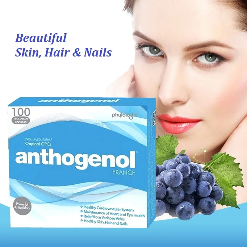 

Australia Anthogenol Powerful Antioxidant OPCs for Heart Eye Health Beautiful Skin Hair Nails Diminish Age Spots Energy Vitality