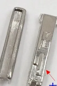 white double ends 40 пар/лот 3#5#7# серебристо-черная вставка на молнии для водонепроницаемости ветронепроницаемая левая зубья одноконцевая двойная Концевая нейлоновая молния 1858 - Цвет: white double ends