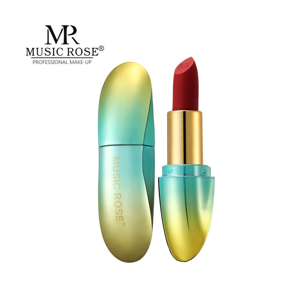 Музыкальная розовая водостойкая матовая помада 24 цветов стойкий блеск для губ